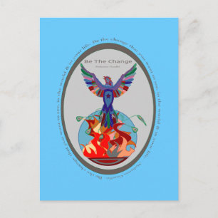 Be The Change Postcard