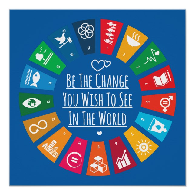 Be The Change  Poster (Front)