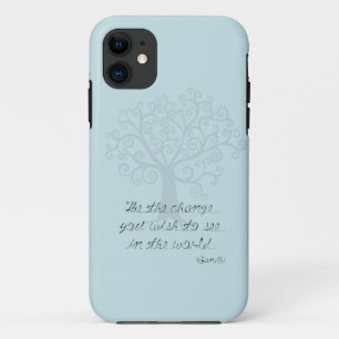 Be the Change Tree iPhone 11 Case