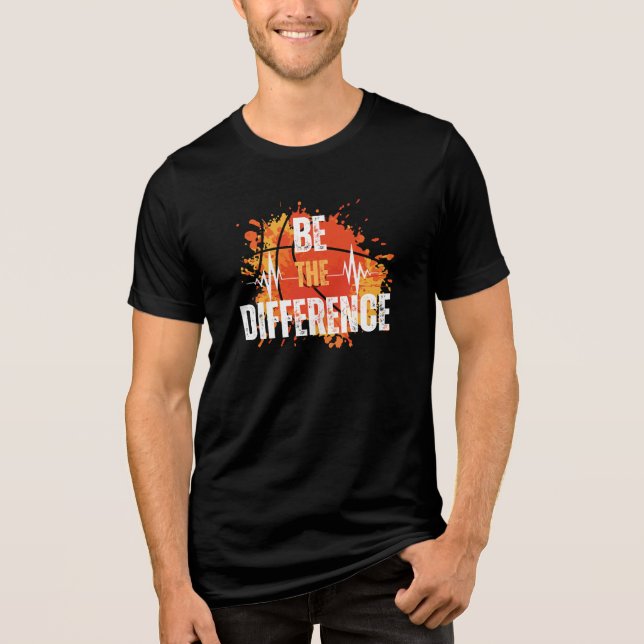 Be the difference T-Shirt Tri-Blend Shirt (Front)