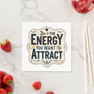 Be the Energy You Want to Attract Napkin