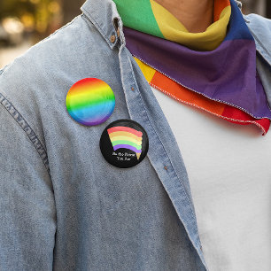 Be the Flavour You Are Rainbow Cone Button