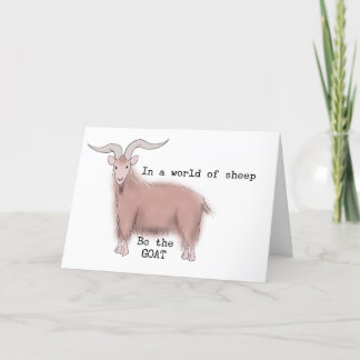 Be The GOAT Holiday Card