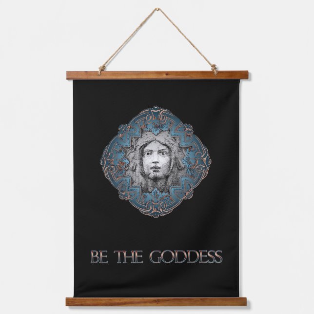 Be The Goddess Hanging Tapestry (Front)