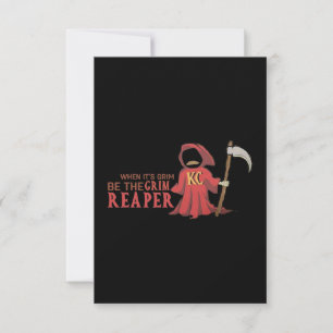 Be The Grim Reaper Football Card