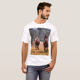 Be the Leader Horses Racing T-Shirt