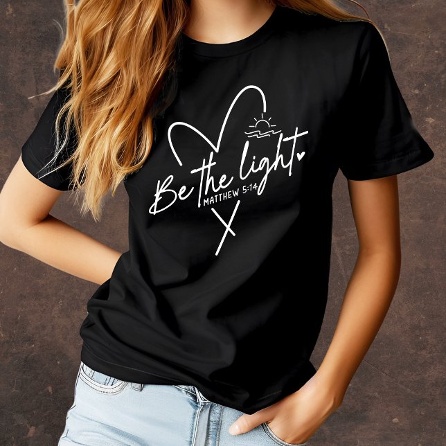 Be the Light Christian T-Shirt (Creator Uploaded)