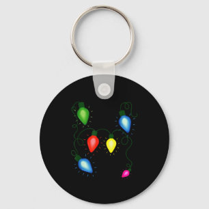 Be The Light Christmas Lights Matthew 5_14 Bible C Key Ring