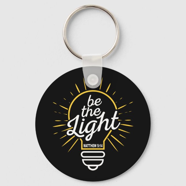 Be The Light Key Ring (Front)