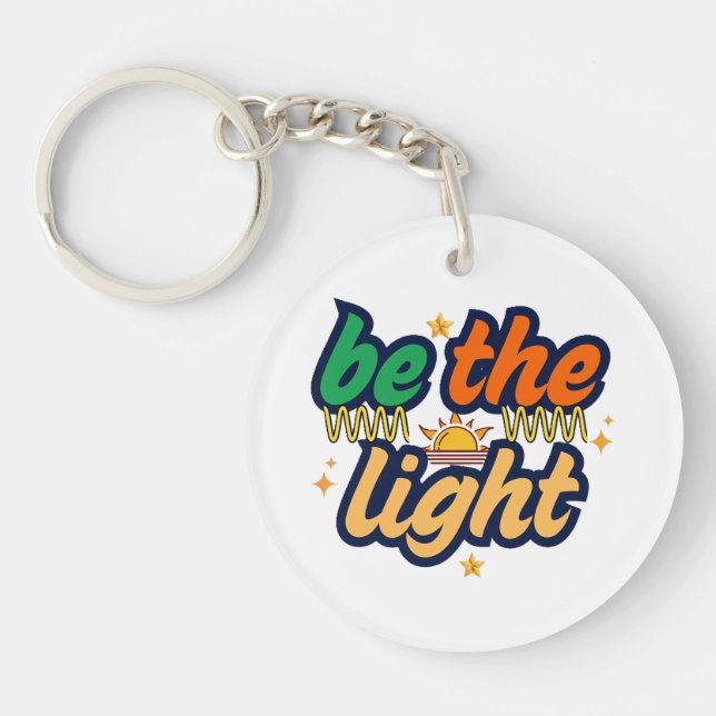 Be The Light Keychain  (Front)