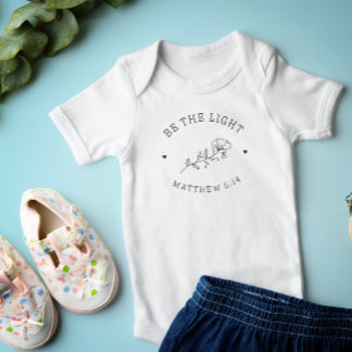 Be the Light | Matthew 5:14 Bible Verse Baby Bodysuit