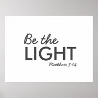 Be the Light | Matthew 5:14 Bible Verse Christian