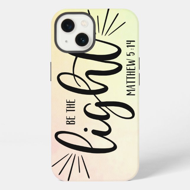 Be the Light Matthew 5:14 Case-Mate iPhone Case (Back)