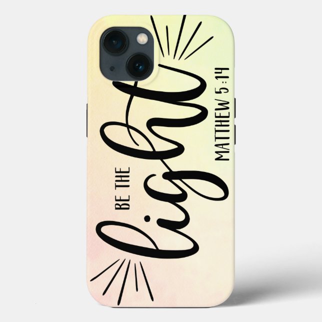 Be the Light Matthew 5:14 Case-Mate iPhone Case (Back)