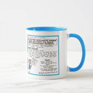"Be the Millionth Person ..." Mug (Blue)