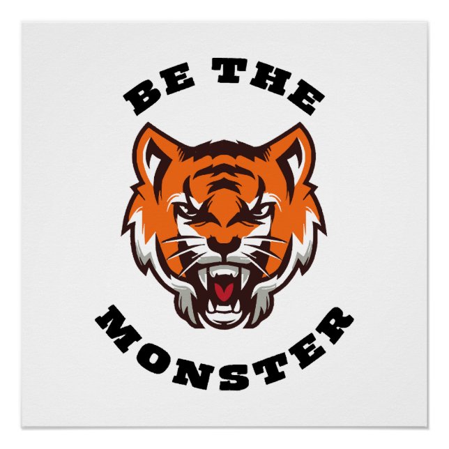 BE THE MONSTER POSTER (Front)