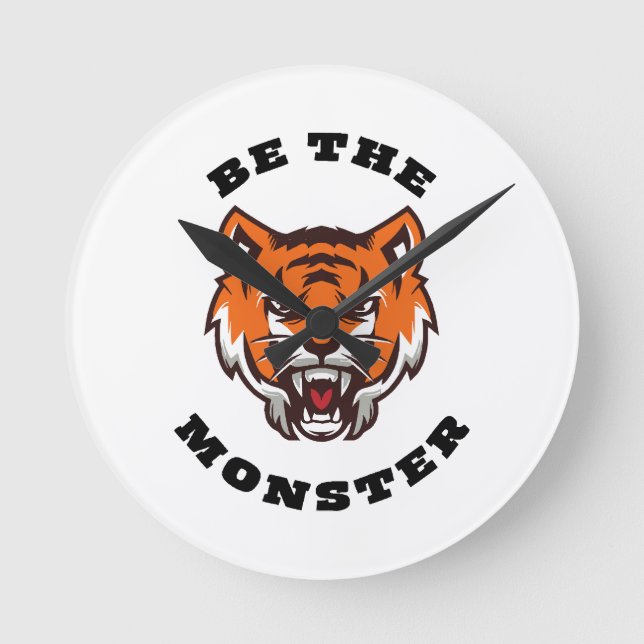 BE THE MONSTER ROUND CLOCK (Front)