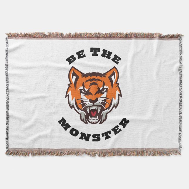 BE THE MONSTER THROW BLANKET (Front)