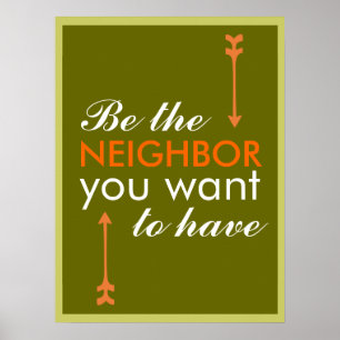 Be the Neighbour Poster