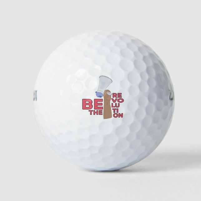 Be the Revolution Golf Balls (Front)