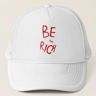 Be the Rich AOC Style Political Statement Trucker Hat