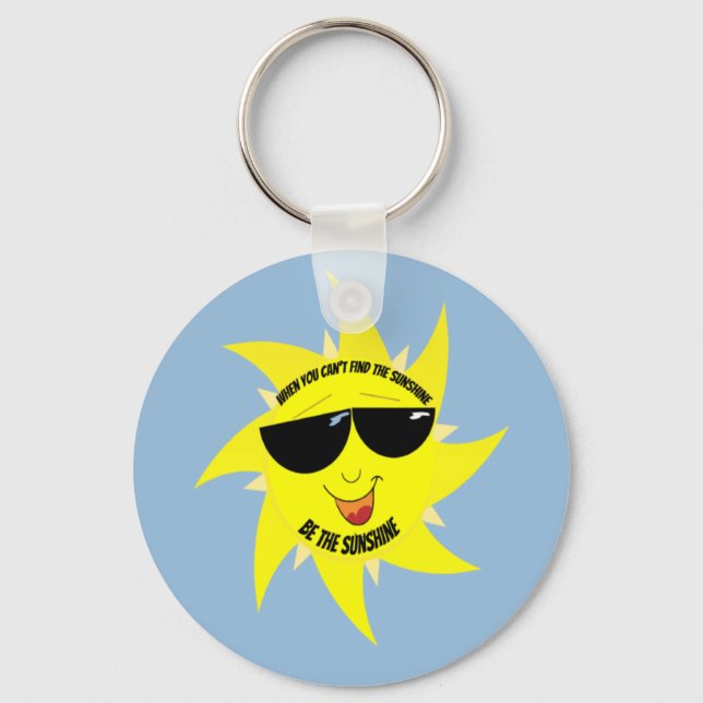  Be The Sunshine Rainbow Key Ring (Front)