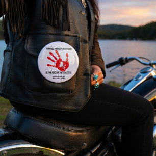 Be The Voice Of The Voiceless 6 Cm Round Badge