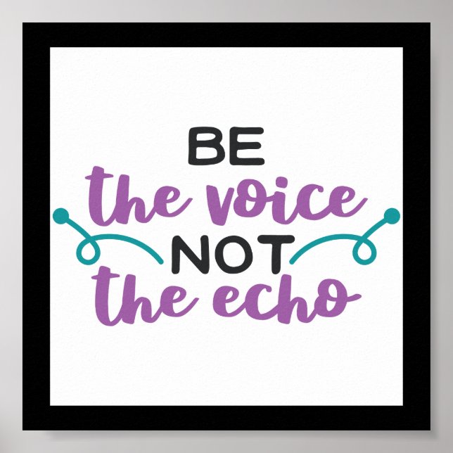 Be The Voice Poster (Front)