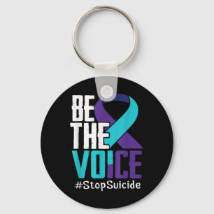 Be The Voice Stop Suicide Awareness Mental Health Key Ring