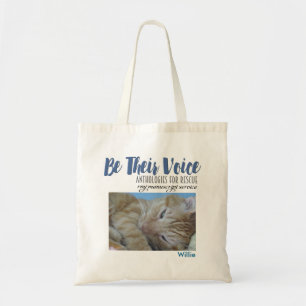 BE THEIR VOICE-Animal Rescue Project-Personalise Tote Bag