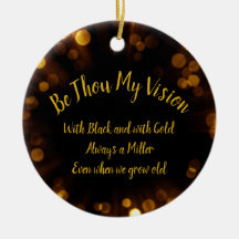 Be Thou My Vision Ceramic Ornament