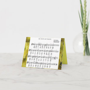 "Be Thou My Vision" Notecard