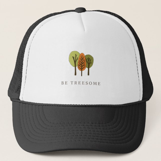 Be Treesome™ Custom Designs-by tommyduds® Trucker Hat (Front)