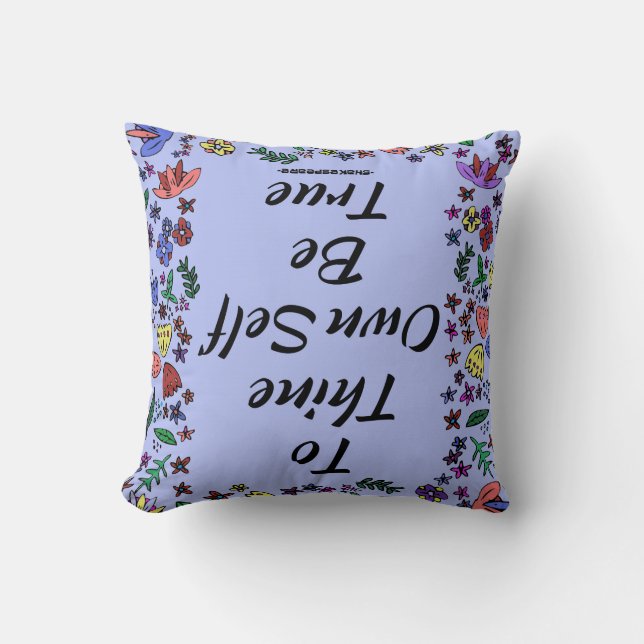 Be True Quote Cushion (Front)