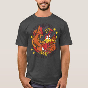 Be Vegan And Wacht Football Turkey Thanksgiving  T-Shirt