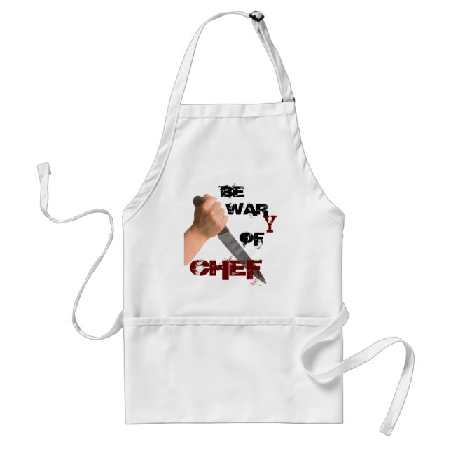 'BE WARY OF CHEF' APRON (Front)
