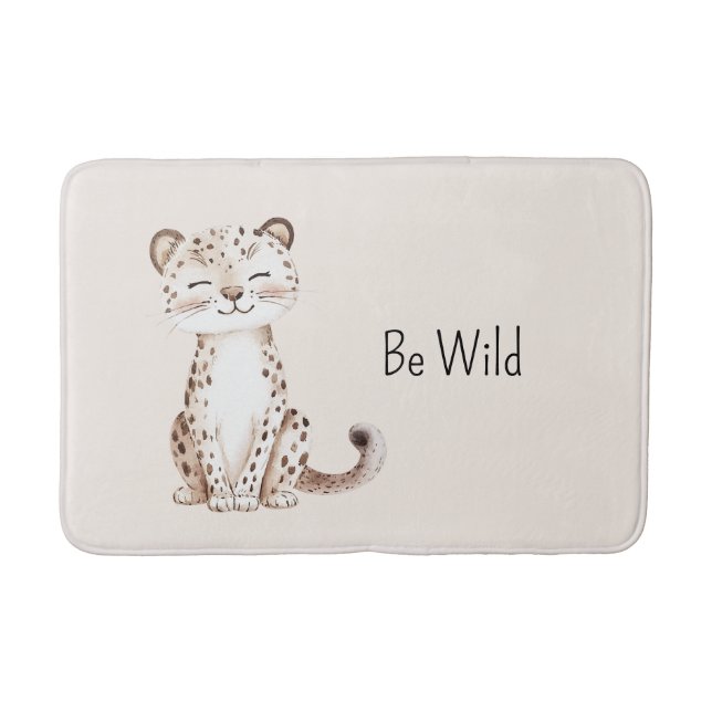Be Wild Cheetah Bath Mat (Front)