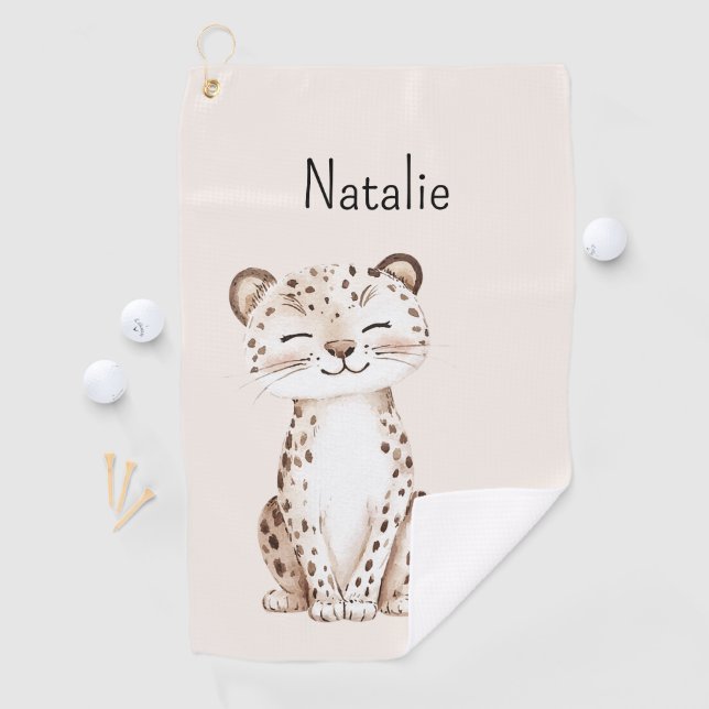 Be Wild Cheetah Golf Towel (InSitu)