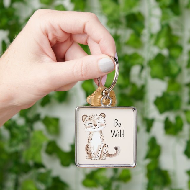 Be Wild Cheetah Key Ring (Hand)