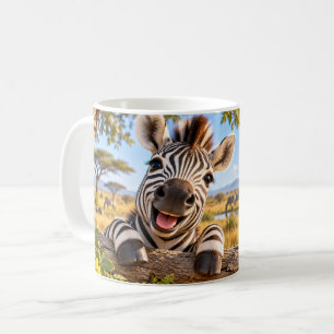 Be Wild in Your Own Way Zebra Mug
