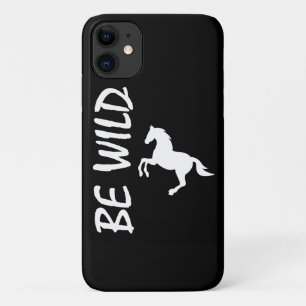 Be Wild-Strong and Decorative Horse iPhone 11 Case