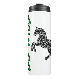 Be Wild – Strong Decorative Horse Design Inspiring Thermal Tumbler