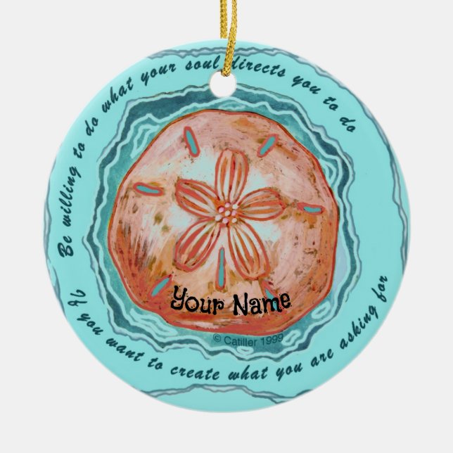 Be Willing  Ceramic Ornament (Front)