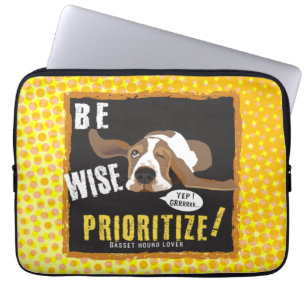 Be Wise, Prioritise! Laptop Sleeve