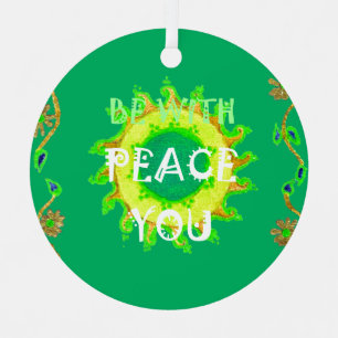 Be With You Peace Christmas Tree Decoration