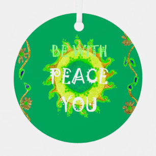 Be With You Peace Christmas Tree Decoration