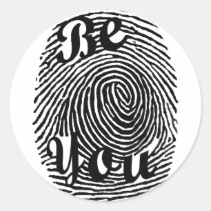 Be You Classic Round Sticker
