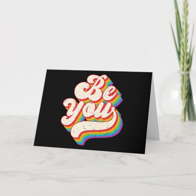 Be You! Greeting Card (Blank) (Front)