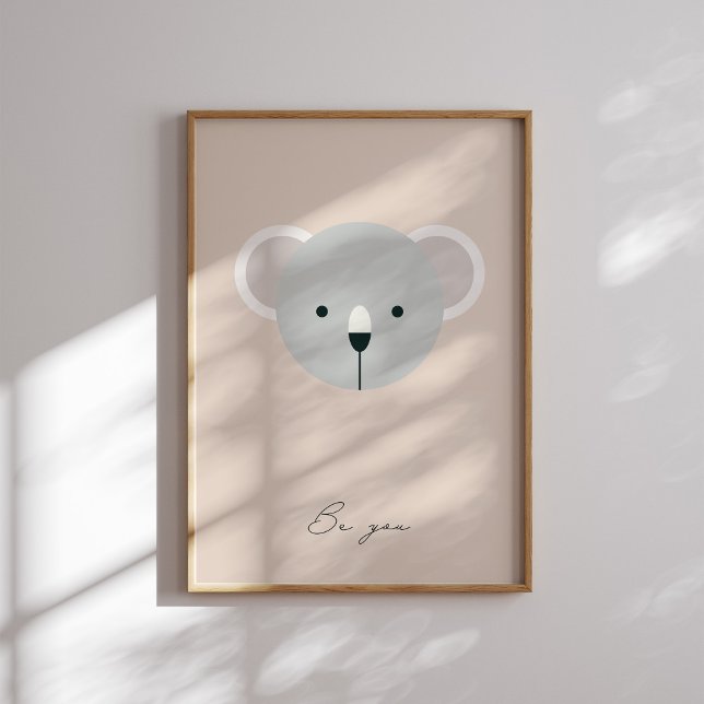 Be you, Koala kids affirmation print (Creator Uploaded)