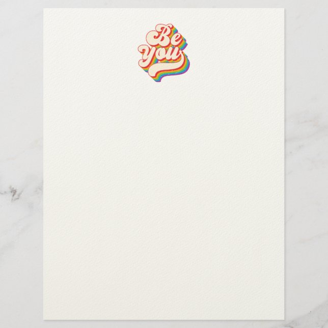 Be You! Letterhead (Front)